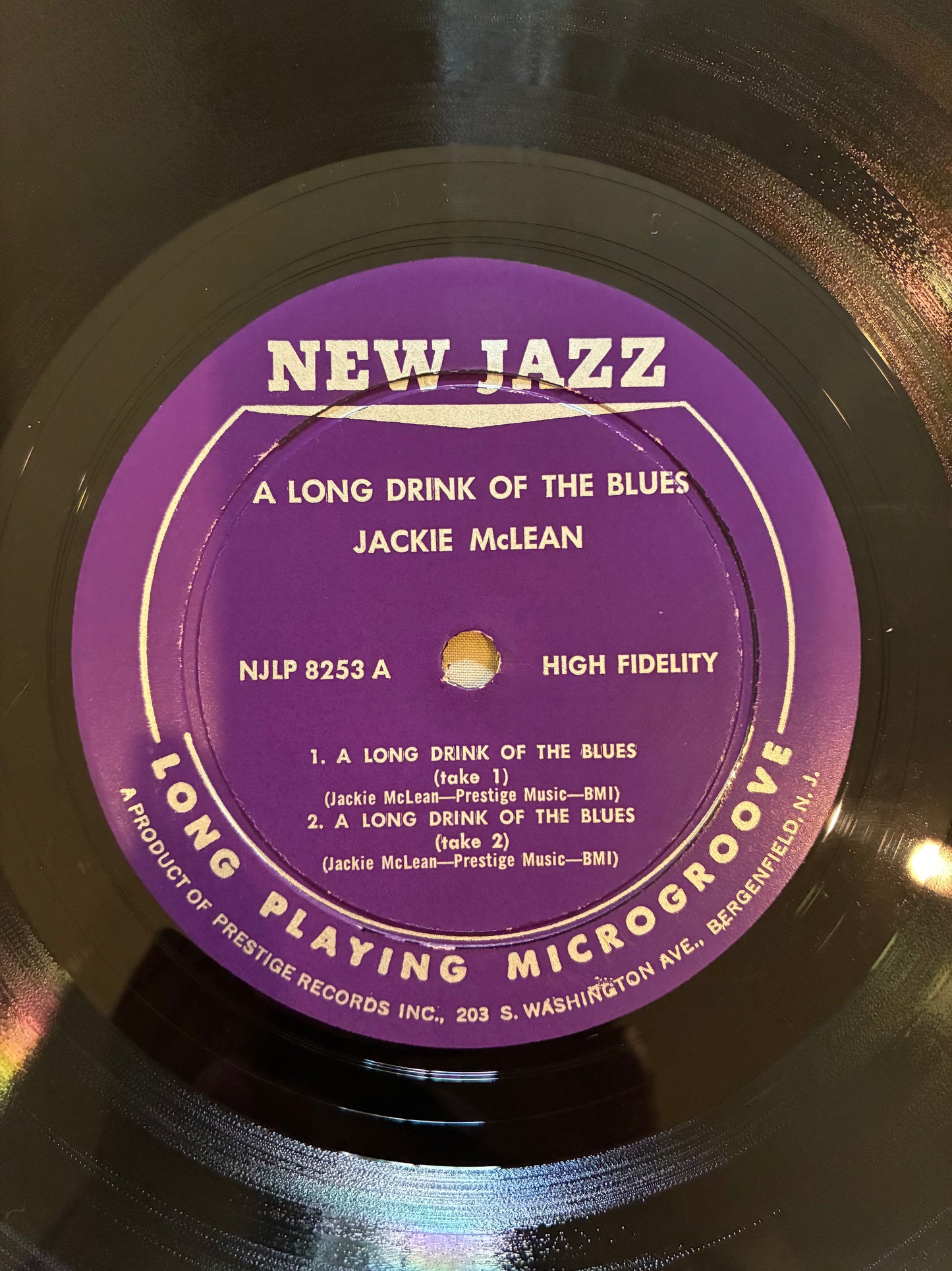 Jackie McLean – A Long Drink Of The Blues