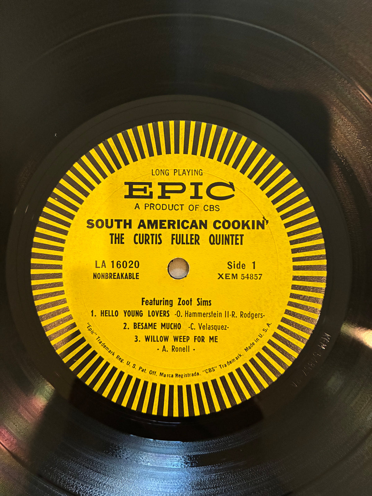 The Curtis Fuller Quintet Featuring Zoot Sims – South American Cookin'