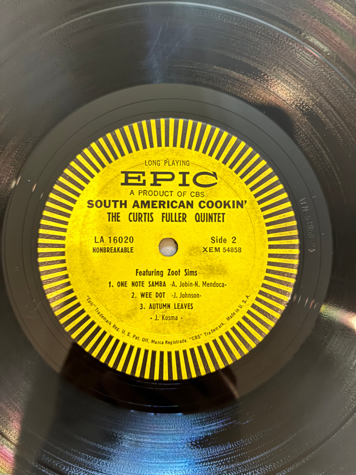 The Curtis Fuller Quintet Featuring Zoot Sims – South American Cookin'