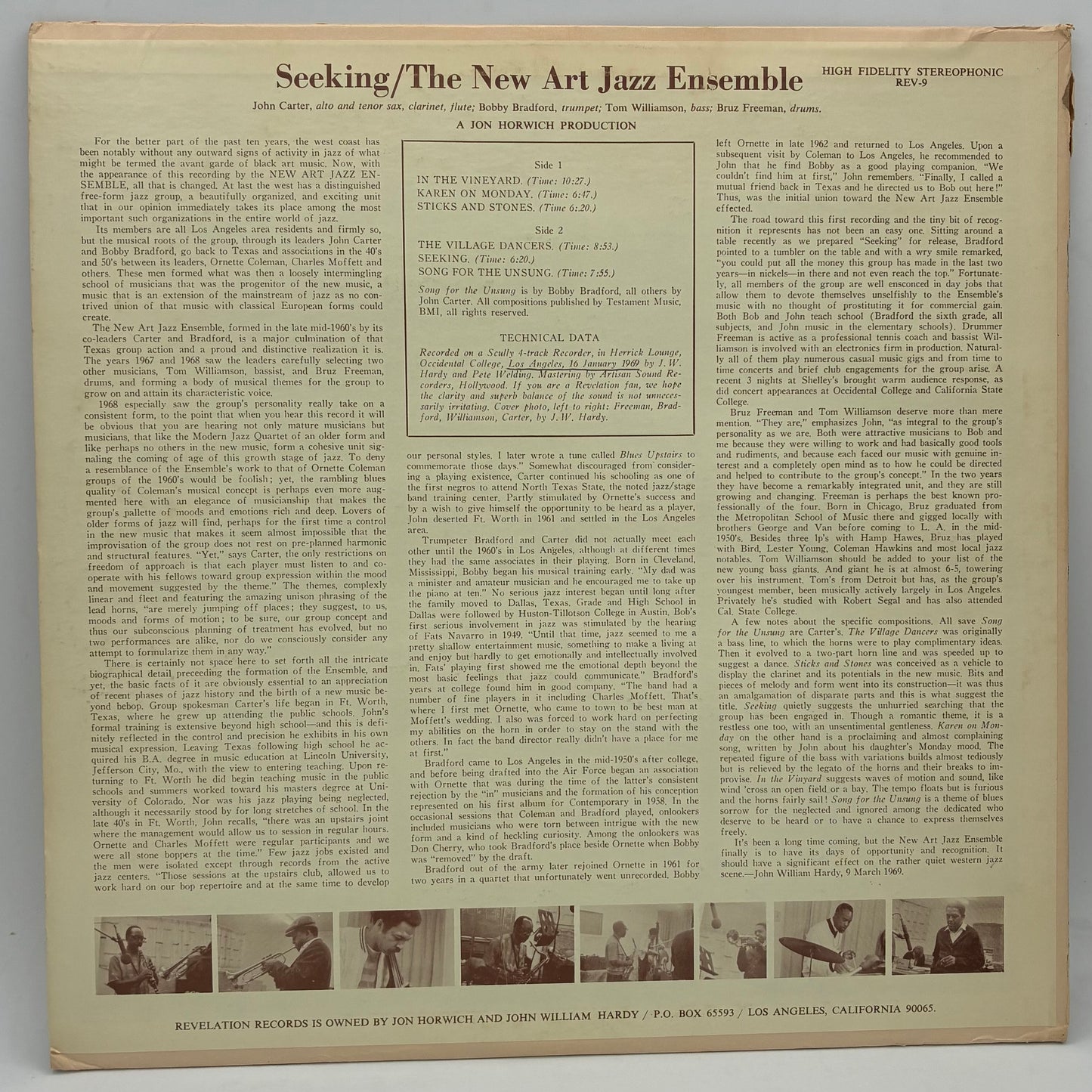 New Art Jazz Ensemble – Seeking