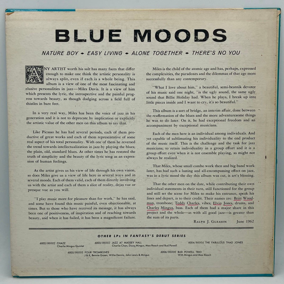Miles Davis – Blue Moods