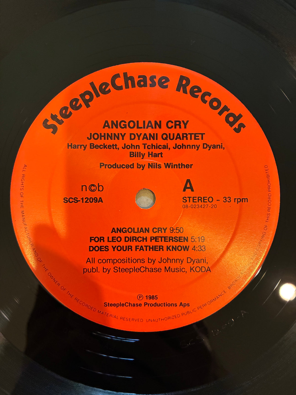 Johnny Dyani Quartet – Angolian Cry