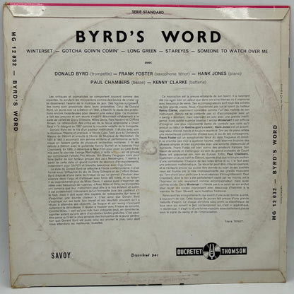 Donald Byrd – Byrd's Word