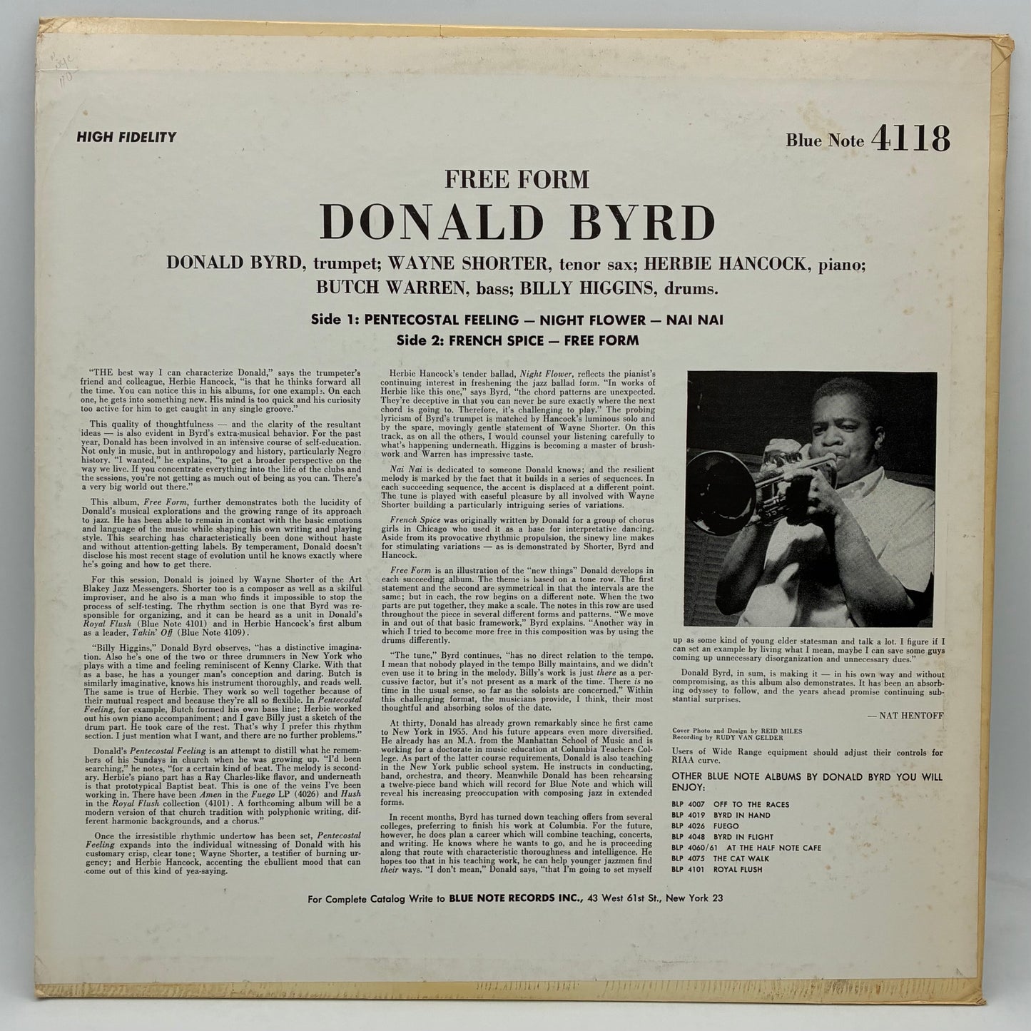 Donald Byrd – Free Form
