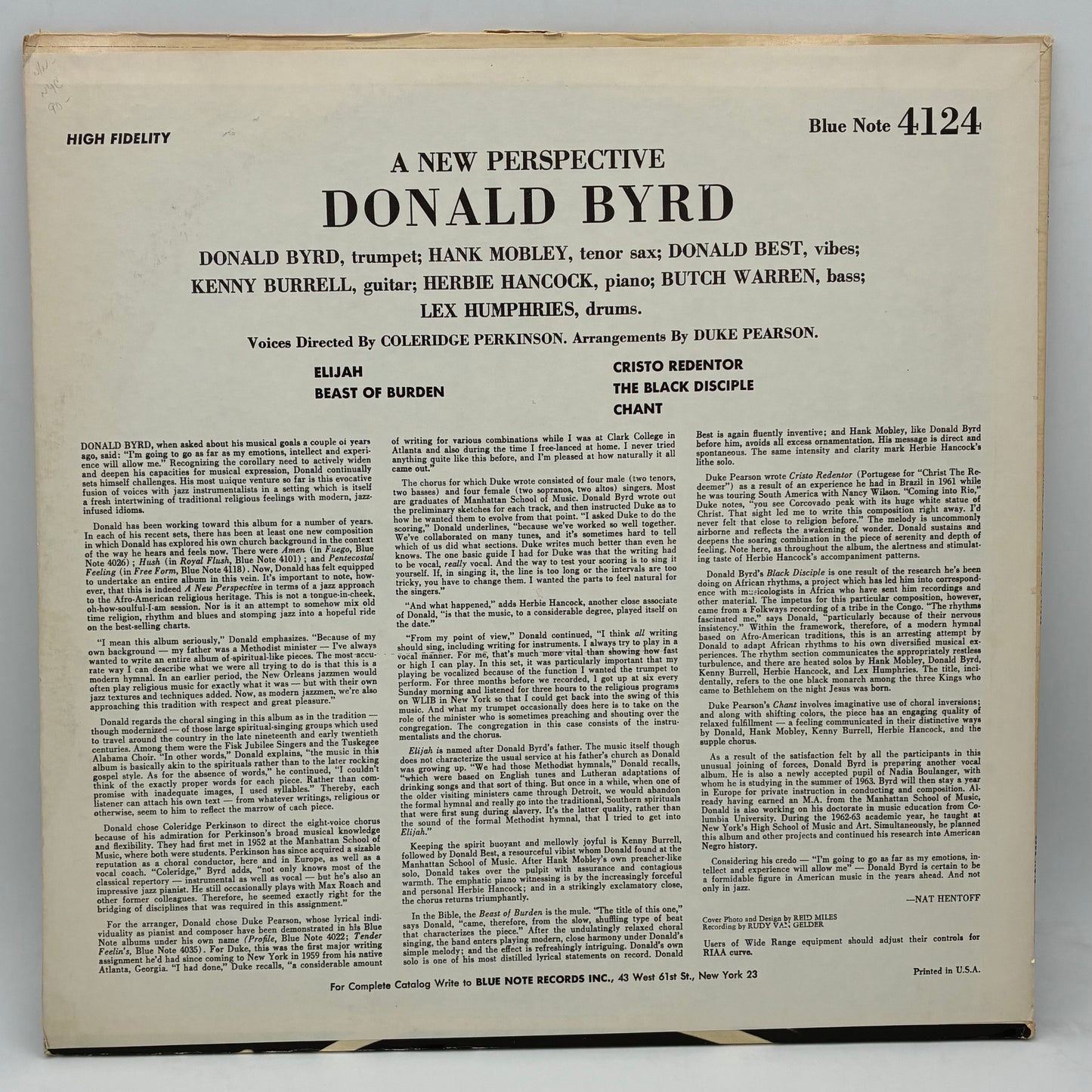 Donald Byrd – A New Perspective