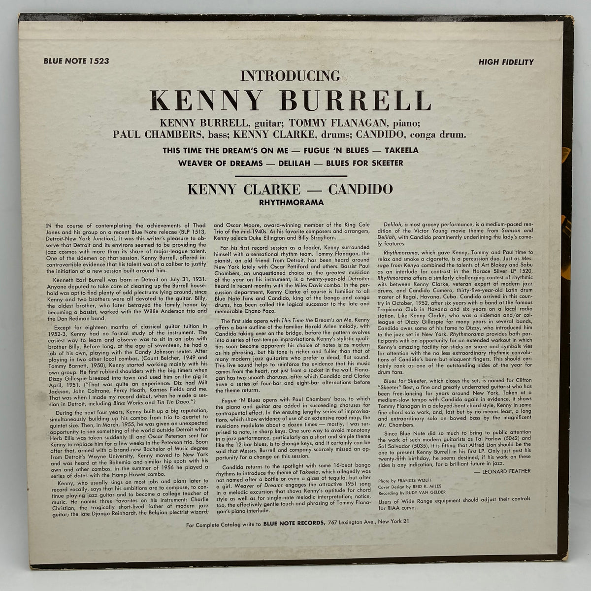 Kenny Burrell – Introducing Kenny Burrell