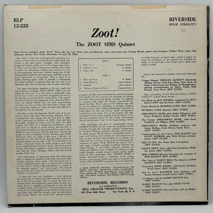The Zoot Sims Quintet – Zoot!