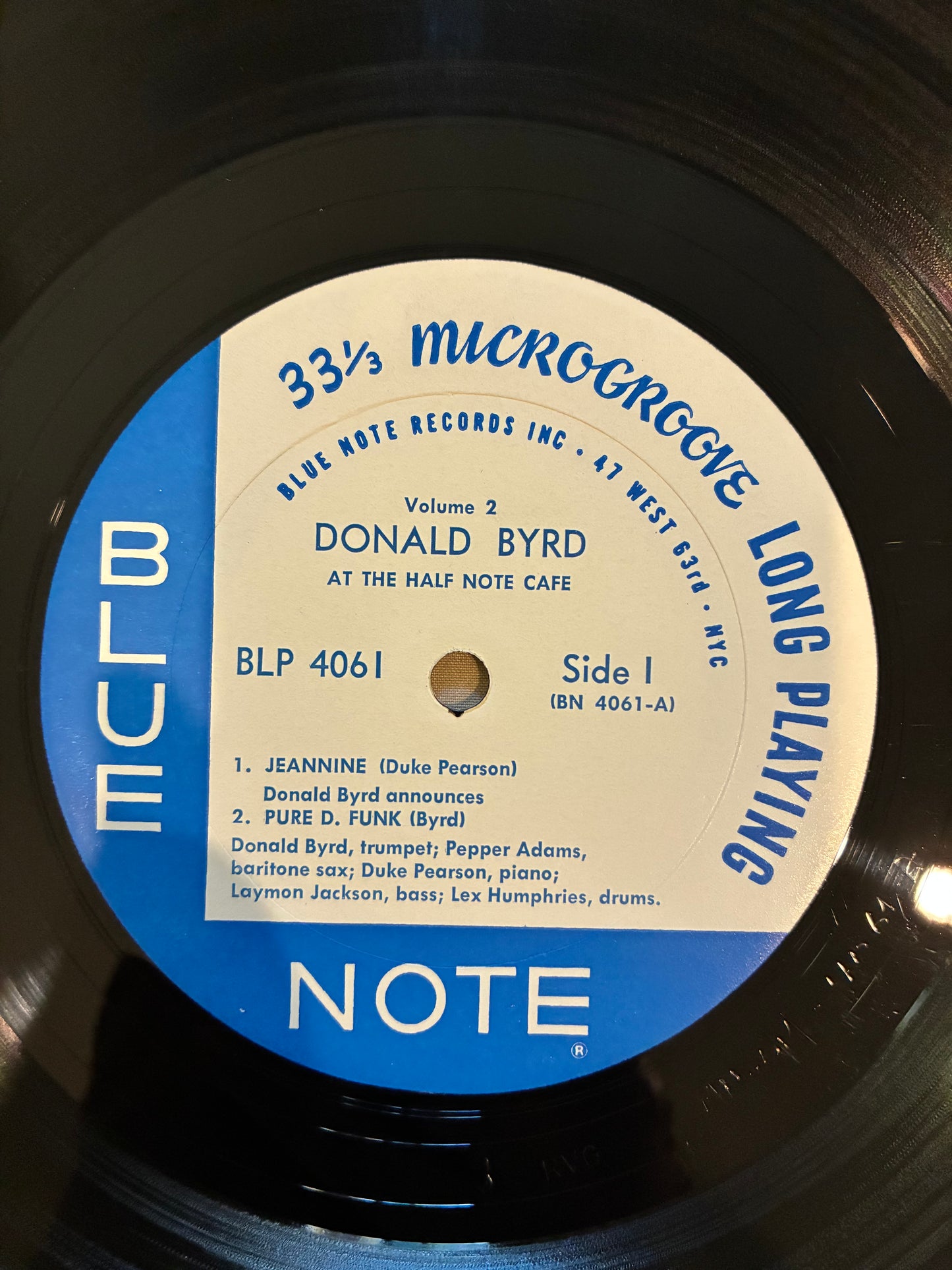 Donald Byrd – At The Half Note Cafe, Vol. 2