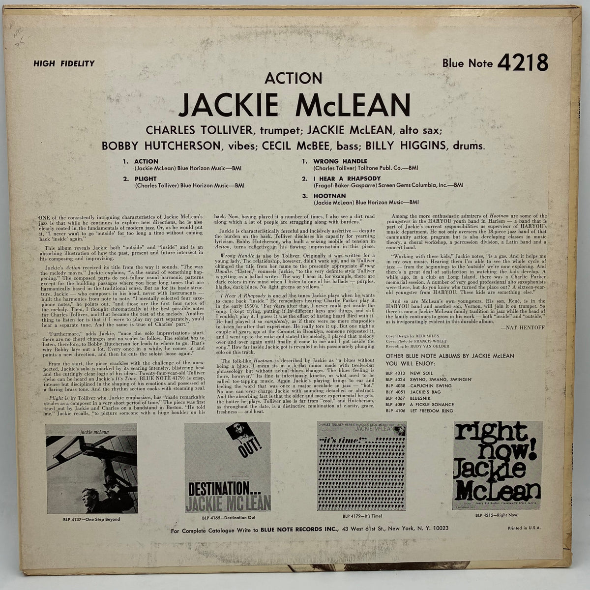 Jackie McLean – Action