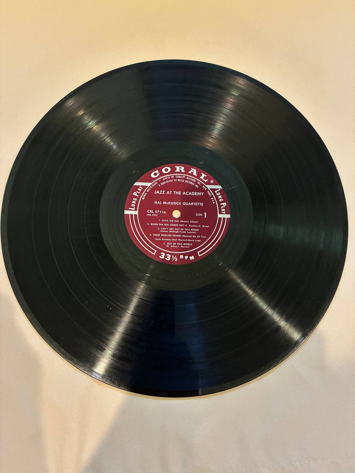 Hal McKusick Quartette – Jazz At The Academy