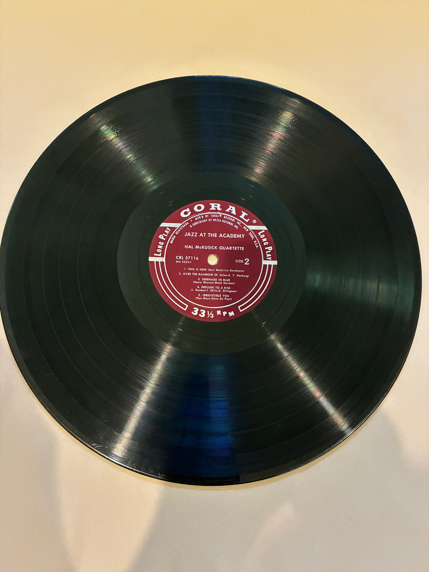 Hal McKusick Quartette – Jazz At The Academy