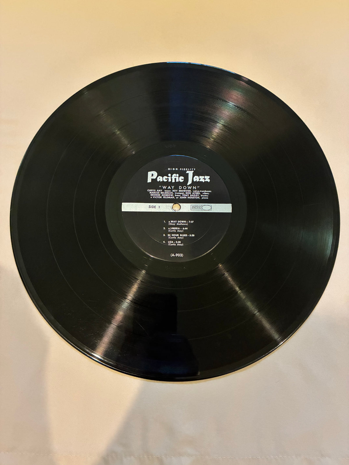 Curtis Amy Featuring Victor Feldman – Way Down