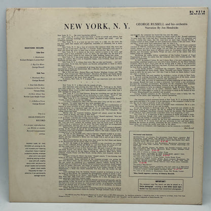 George Russell And His Orchestra – New York, N.Y.