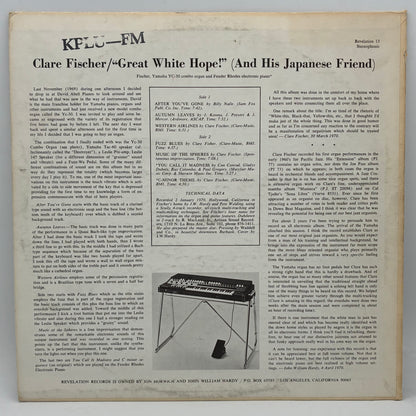 Clare Fischer (& His Japanese Friend) – Great White Hope!