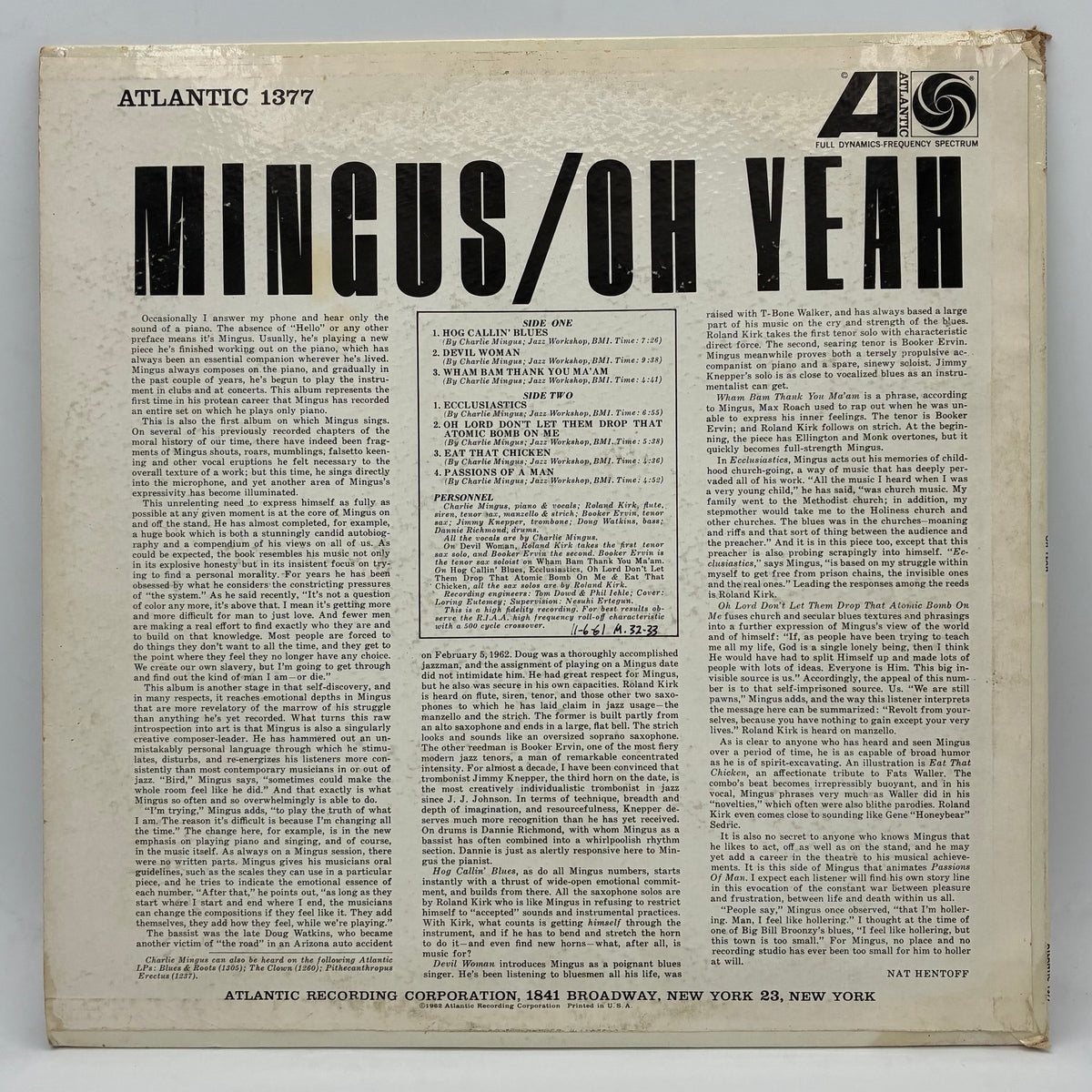 Charles Mingus – Oh Yeah