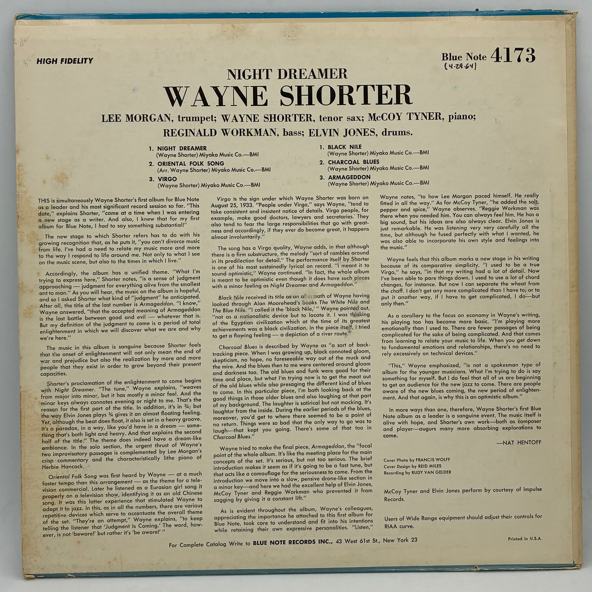 Wayne Shorter – Night Dreamer