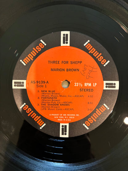 Marion Brown – Three For Shepp