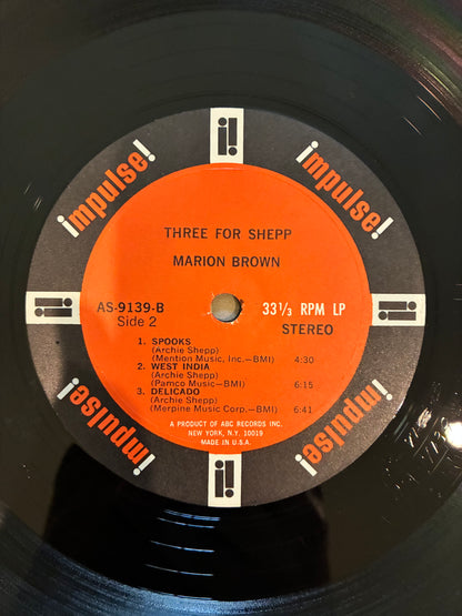 Marion Brown – Three For Shepp