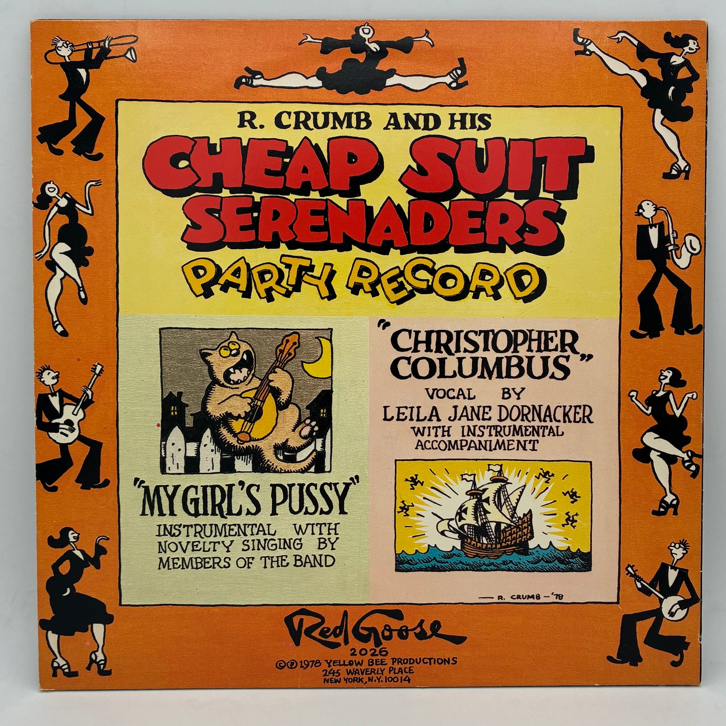 R. Crumb And His Cheap Suit Serenaders – The Cheap Suit Serenaders Party Record
