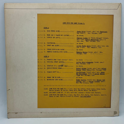 Various – Down With The Game (Volume 1 Vintage Country Blues)