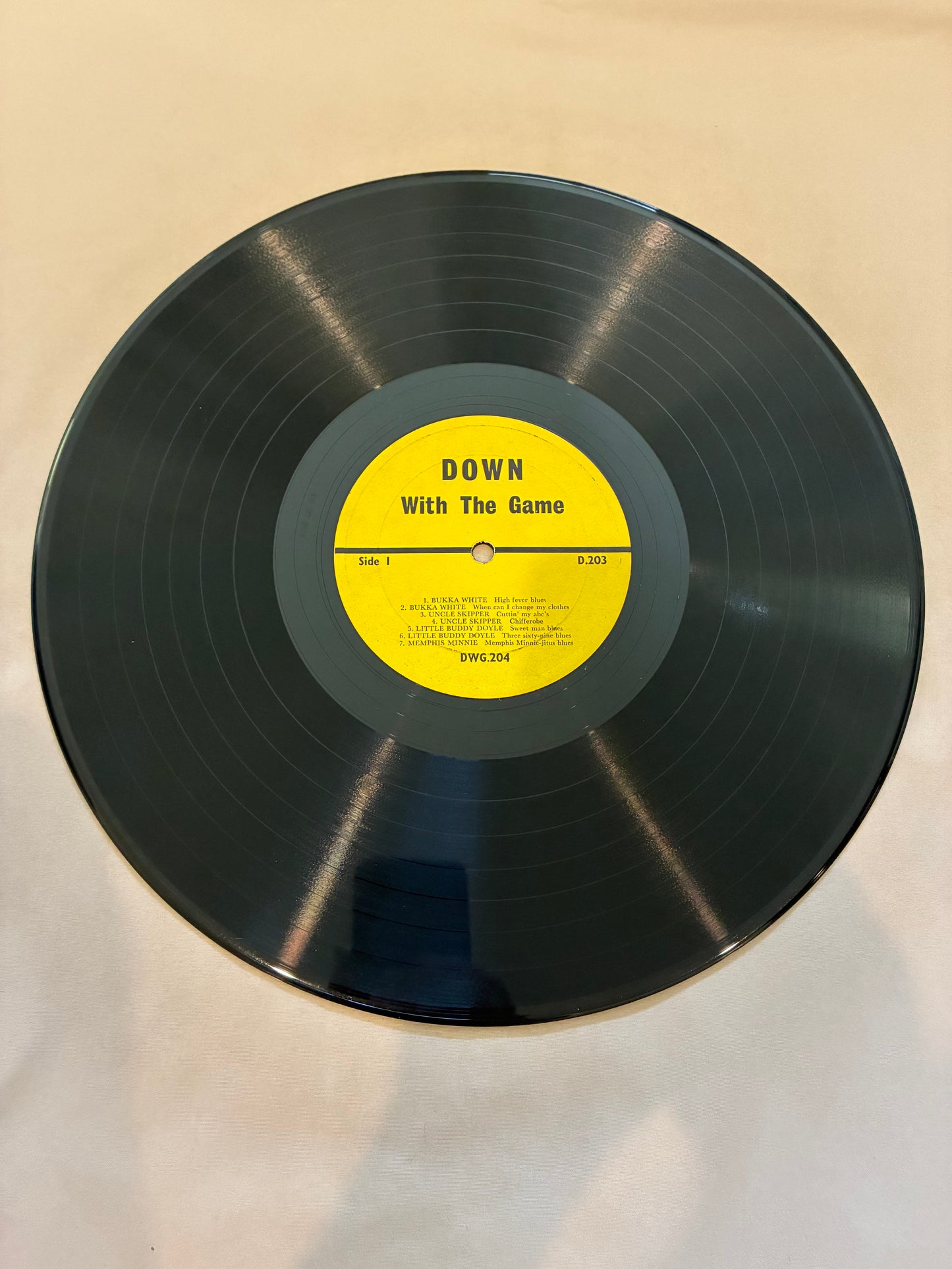 Various – Down With The Game (Volume 1 Vintage Country Blues)
