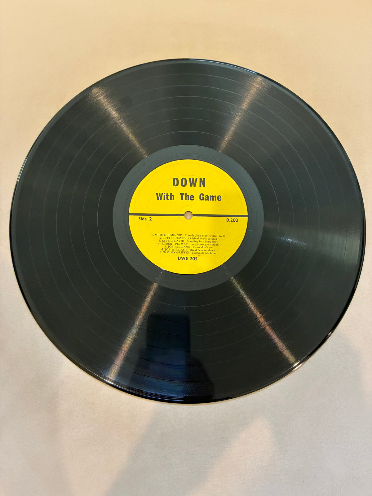 Various – Down With The Game (Volume 1 Vintage Country Blues)