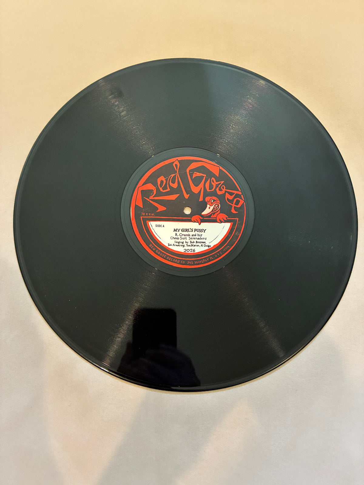 R. Crumb And His Cheap Suit Serenaders – The Cheap Suit Serenaders Party Record