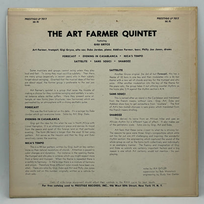 Art Farmer Quintet Featuring Gigi Gryce – Art Farmer Quintet Featuring Gigi Gryce