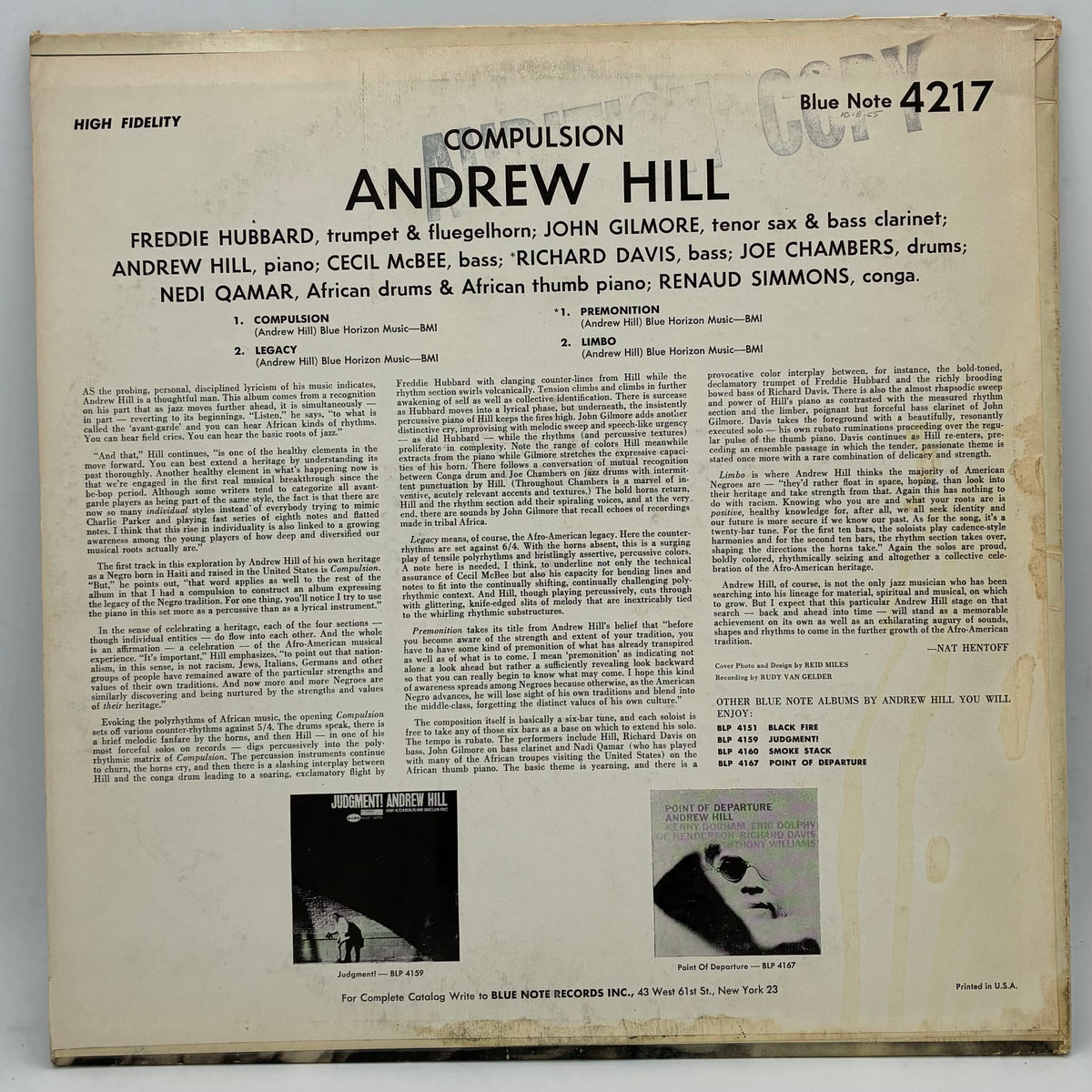 Andrew Hill – Compulsion