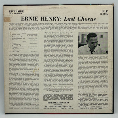 Ernie Henry – Last Chorus