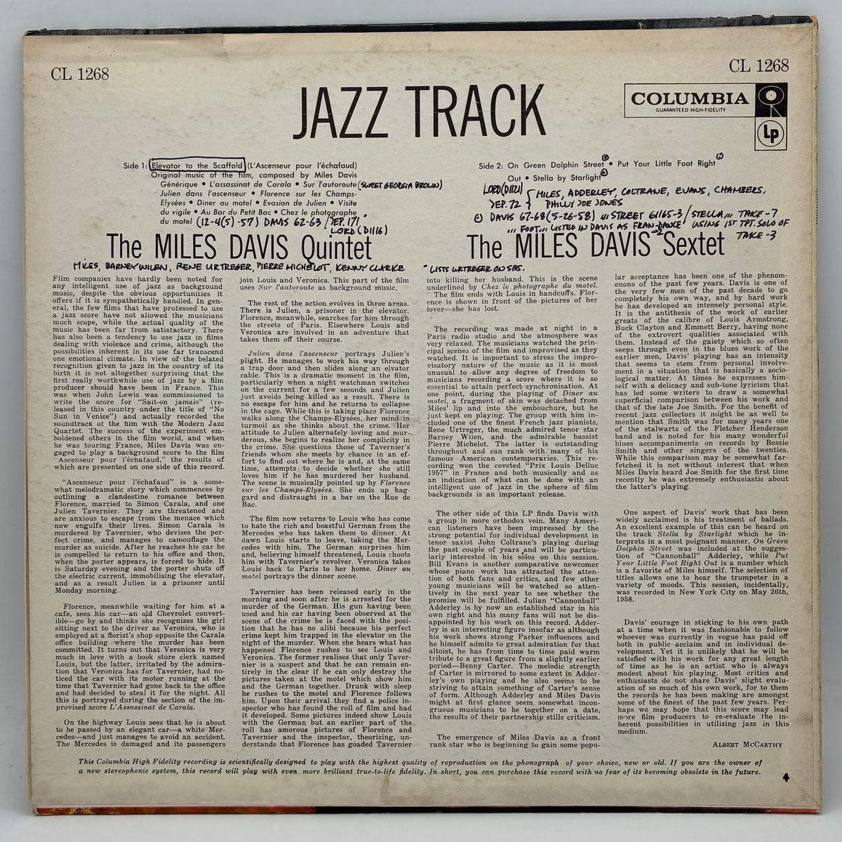 Miles Davis – Jazz Track