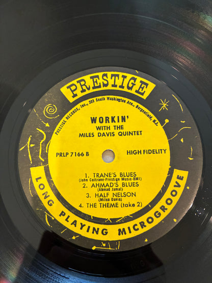 The Miles Davis Quintet – Workin' With The Miles Davis Quintet