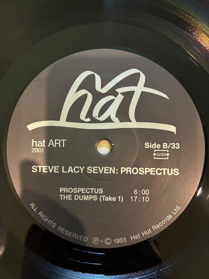 Steve Lacy Seven – Prospectus