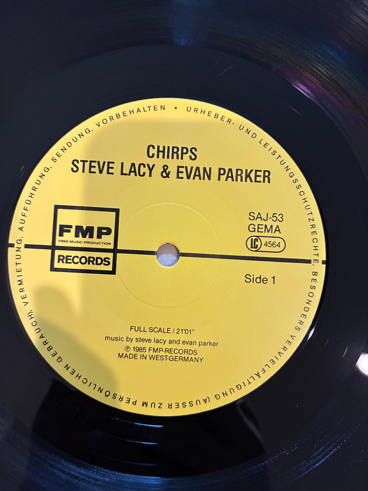 Steve Lacy & Evan Parker – Chirps