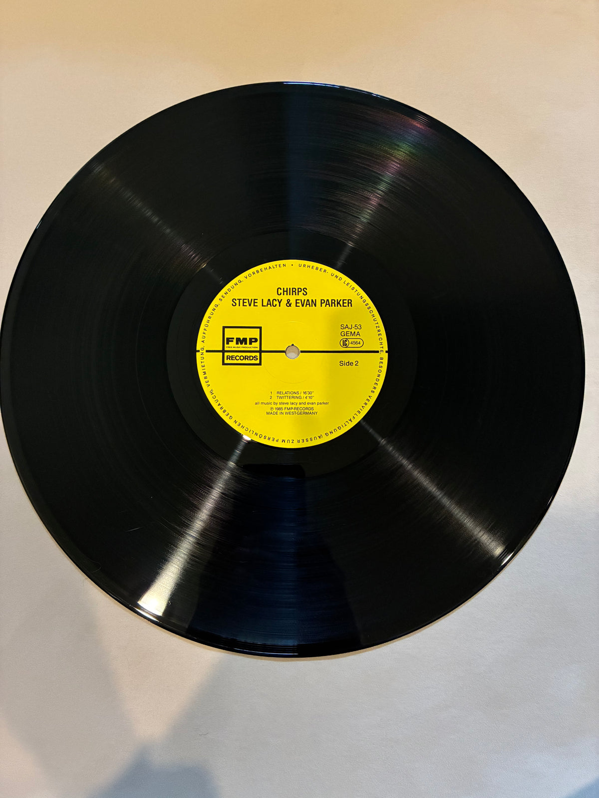 Steve Lacy & Evan Parker – Chirps