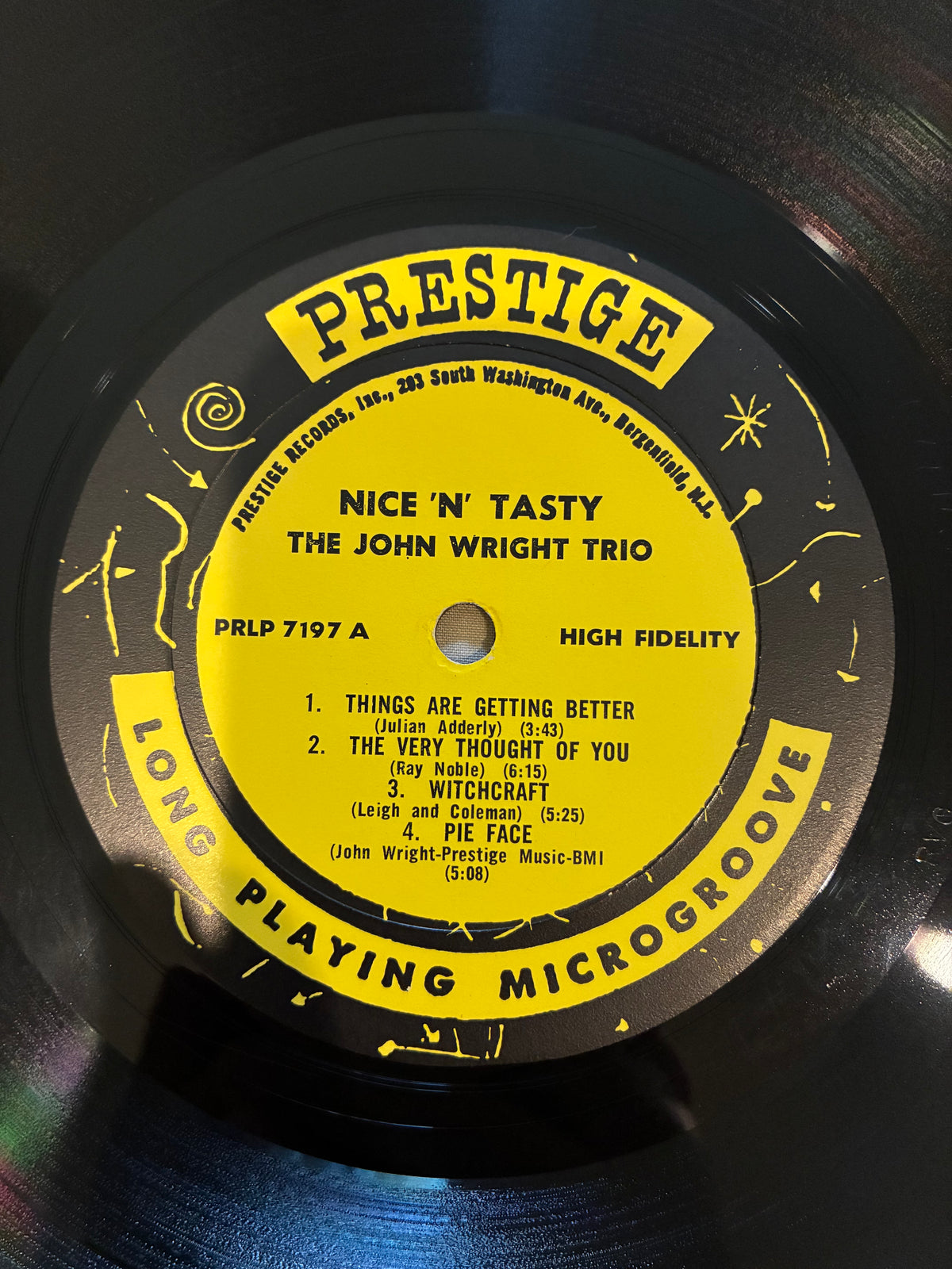 The John Wright Trio – Nice 'N' Tasty