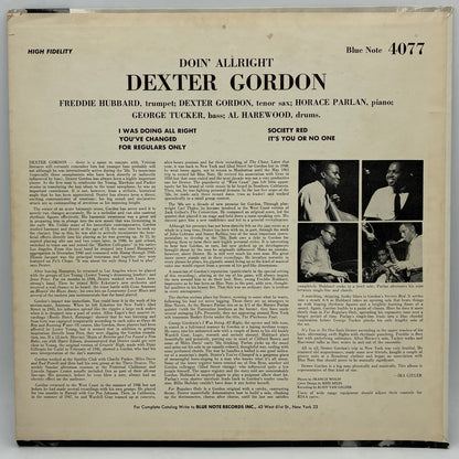 Dexter Gordon – Doin' Allright