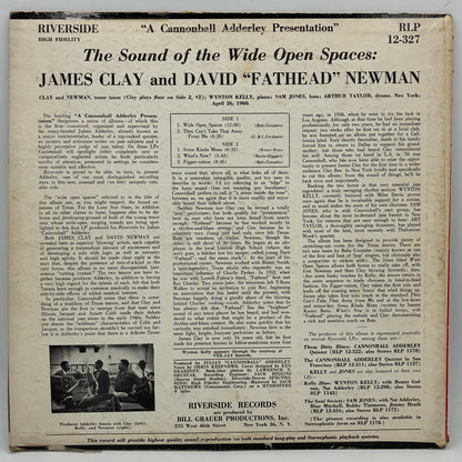 James Clay & David "Fathead" Newman – The Sound Of The Wide Open Spaces !!!!