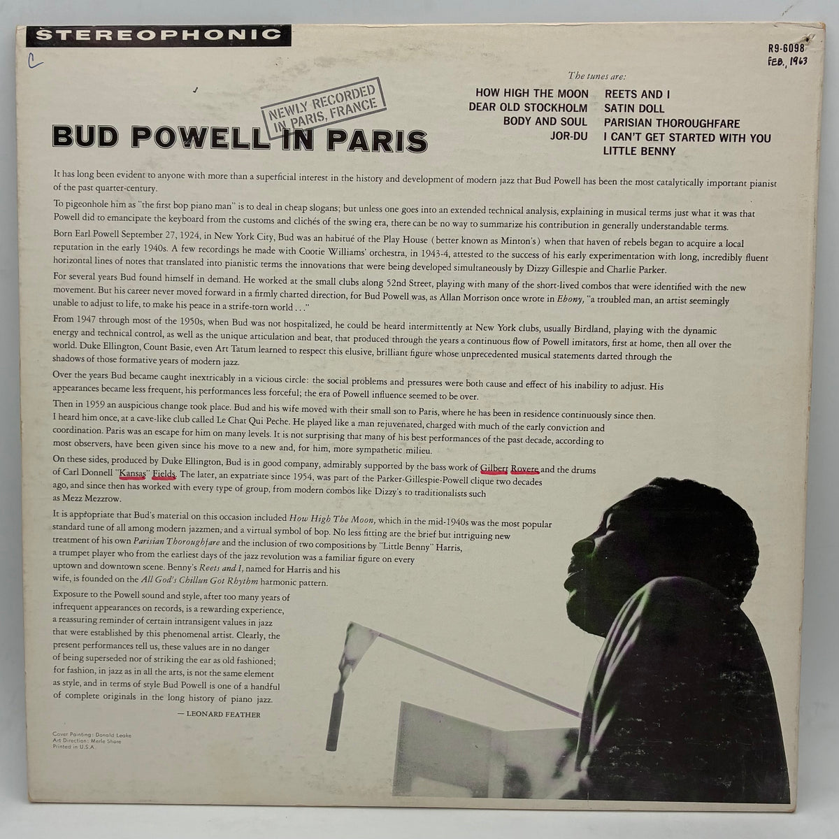Bud Powell – Bud Powell In Paris