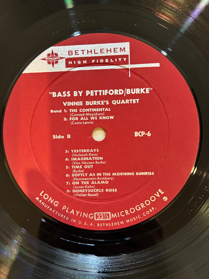 Oscar Pettiford's Quintet / Vinnie Burke's Quartet – Bass By Pettiford/Burke