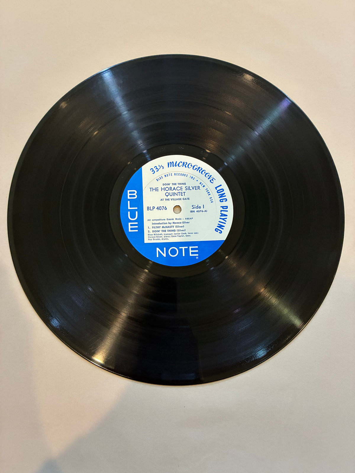 The Horace Silver Quintet – Doin' The Thing At The Village Gate