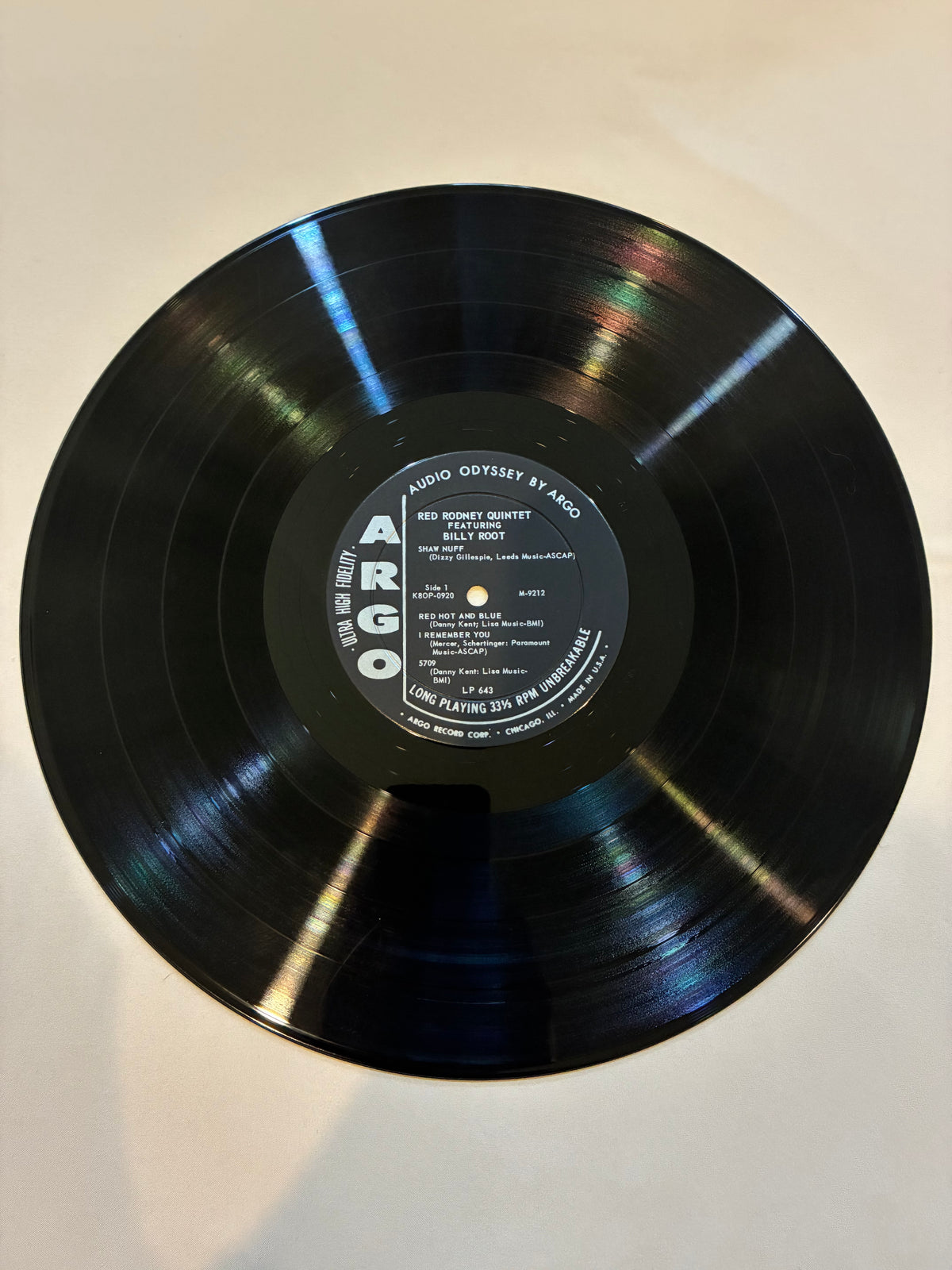 Red Rodney Featuring Billy Root – Red Rodney Returns