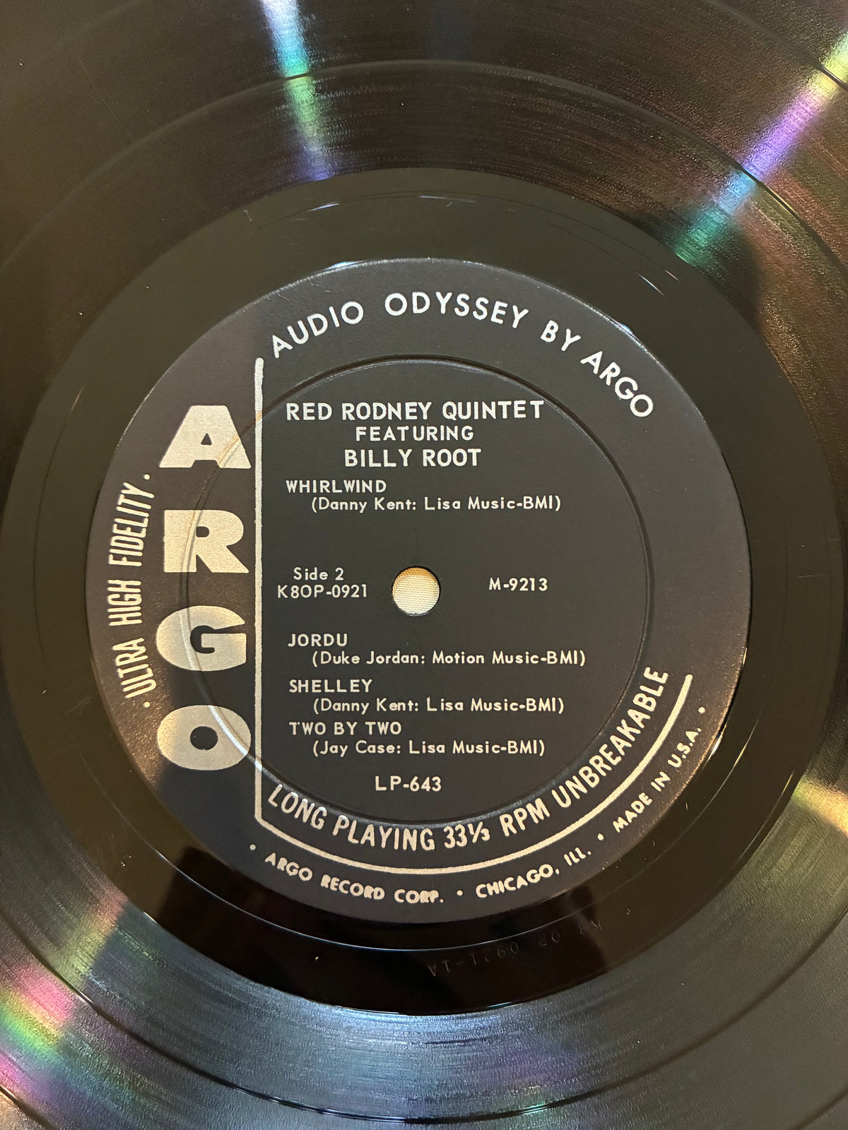 Red Rodney Featuring Billy Root – Red Rodney Returns