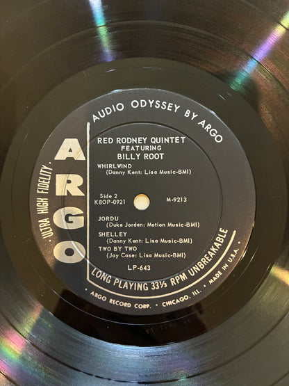 Red Rodney Featuring Billy Root – Red Rodney Returns