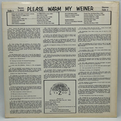 Various – Please Warm My Weiner (Old Time Hokum Blues)