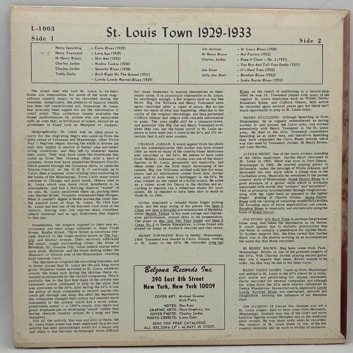 Various – St. Louis Town 1927-1932