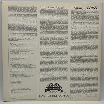 Various – Hard Time Blues - St. Louis 1933-1940