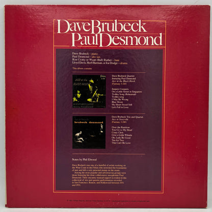 Dave Brubeck, Paul Desmond – Dave Brubeck Paul Desmond