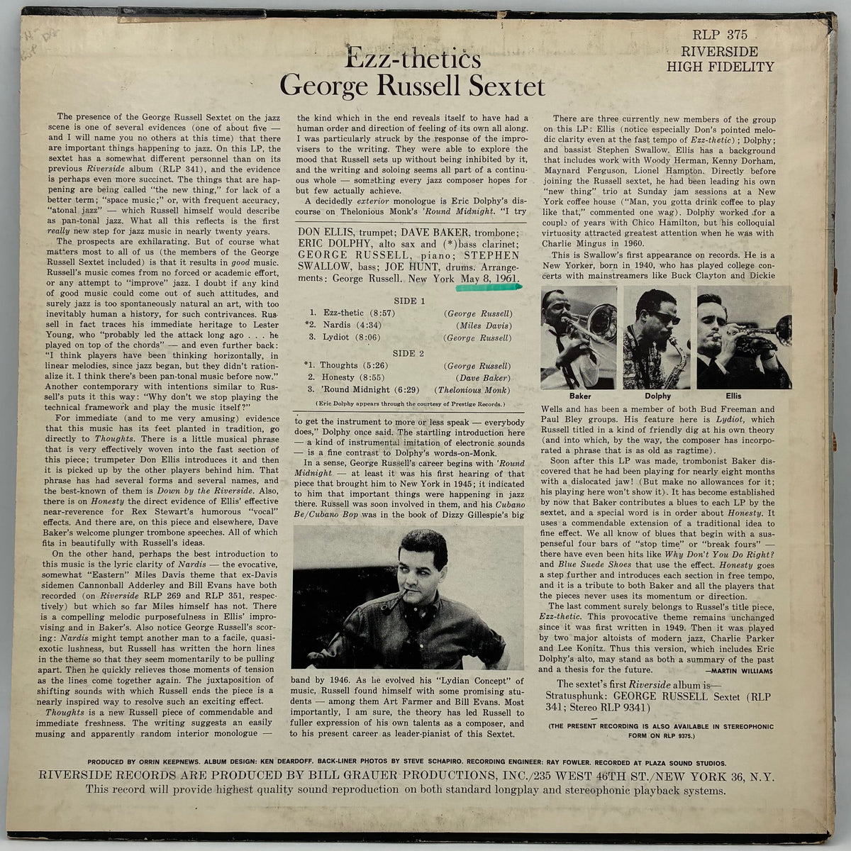 George Russell Sextet – Ezz-thetics