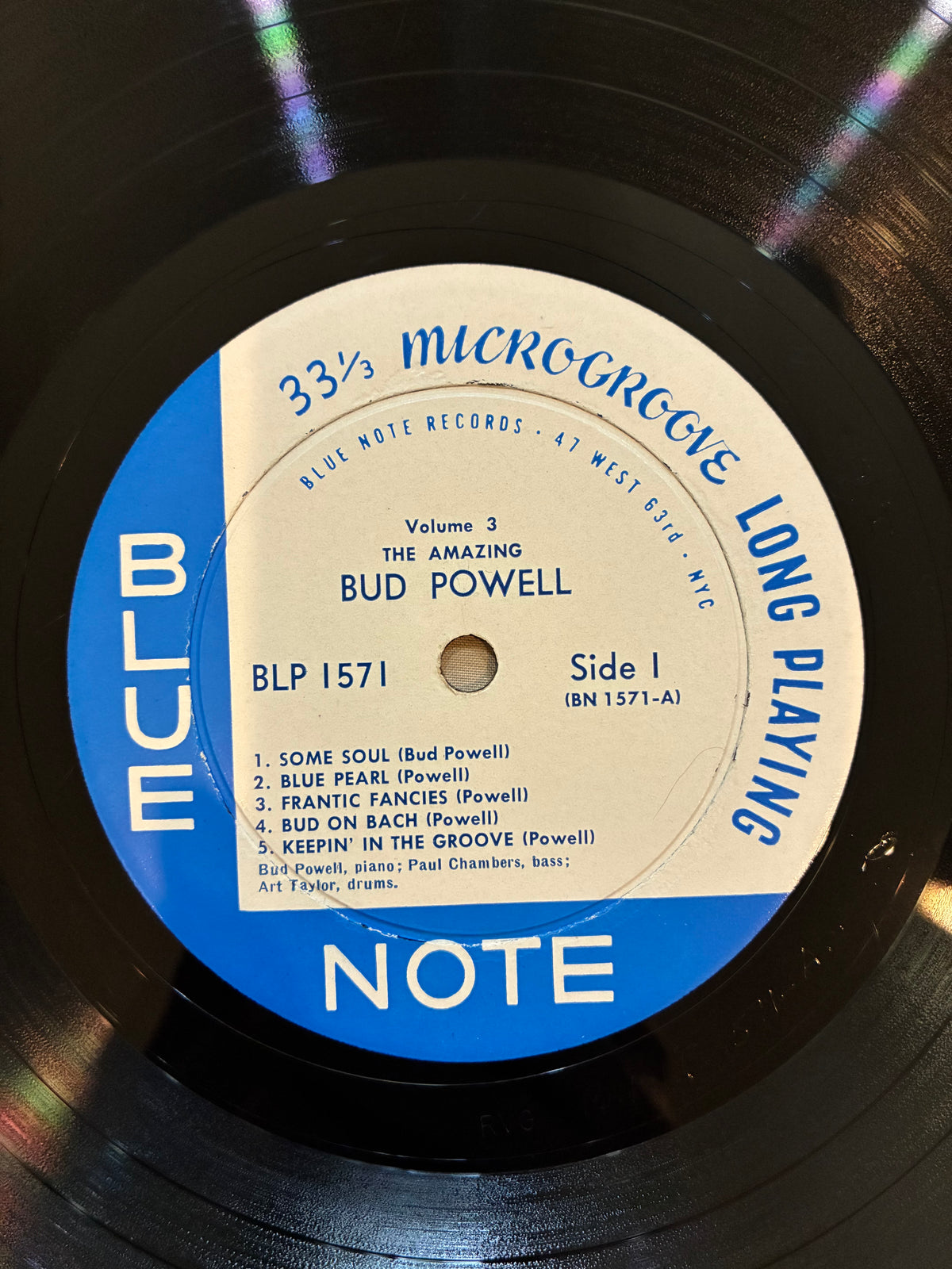 Bud Powell – The Amazing Bud Powell, Vol. 3 - Bud!